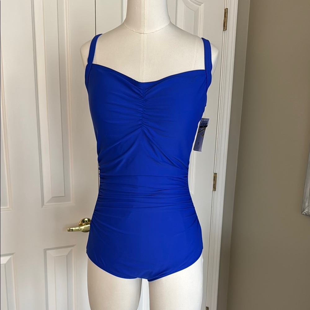 NWT ~ Lands' End Women's Tummy Control Swimsuit ~ Size M